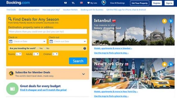 Τουρκία: Δικαστήριο απαγόρευσε τη λειτουργία του ταξιδιωτικού site Booking.com