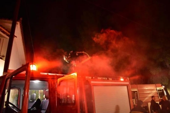 Καταστροφική φωτιά σε σπίτι στη Μάνη Διδυμοτείχου