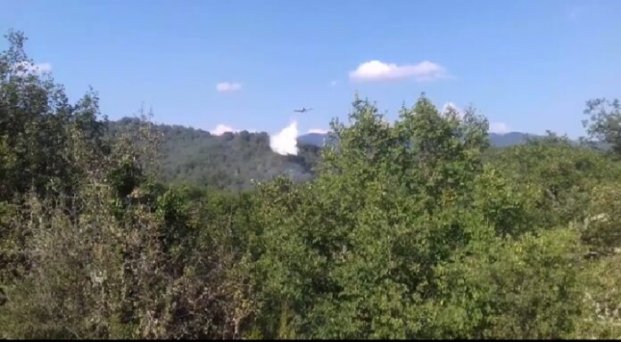 Μεγάλη πυρκαγιά στην ορεινή Ξάνθη - ΒΙΝΤΕΟ