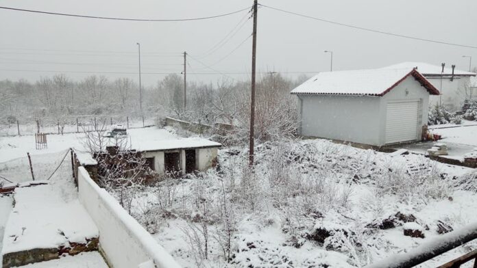 Πυκνό χιόνι σε όλη τη Θράκη - Στα λευκά και η Βουλγαρία - ΦΩΤΟ