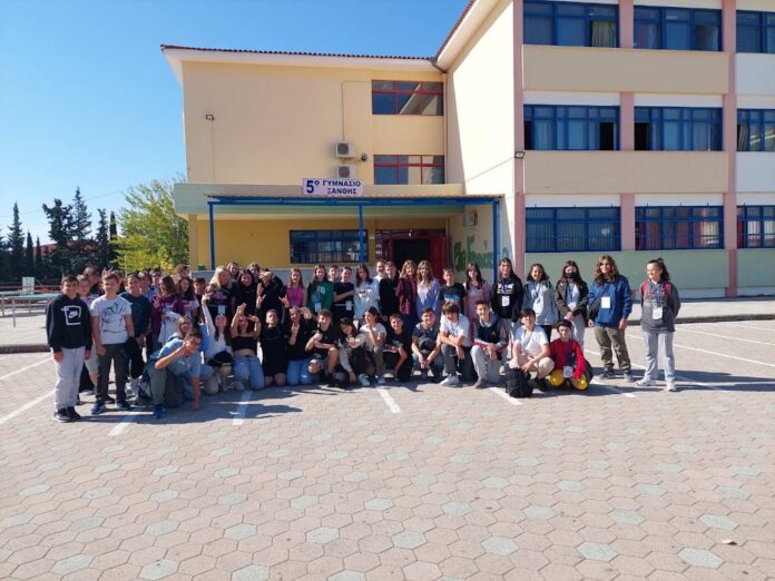 Το 5ο Γυμνάσιο Ξάνθης φιλοξένησε μαθητές από Γαλλία και Τουρκία