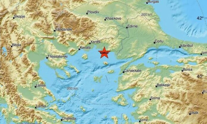 Σεισμός κοντά στην Αλεξανδρούπολη - Αισθητός σε όλη τη Θράκη