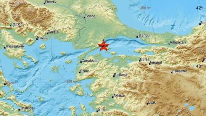 Σεισμός στη Θάλασσα του Μαρμαρά - Αισθητός και στην Θράκη