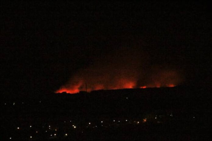 Μεγάλη φωτιά στην περιοχή του Δασοχωρίου στην Ξάνθη