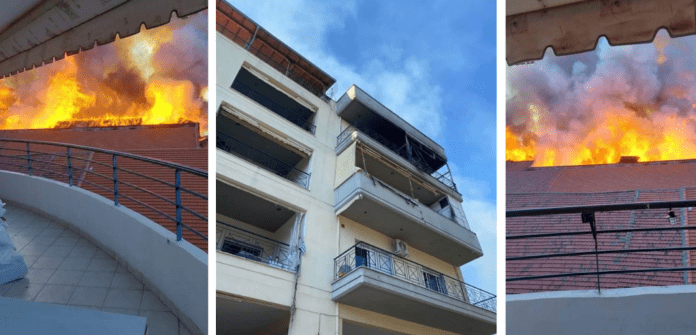 Ξάνθη: Ζημιές σε οικοδομή δίπλα στην καπναποθήκη που κάηκε
