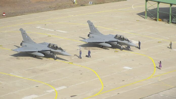 Πολεμική Αεροπορία: Έφτασαν τα δυο νέα Rafale στην Τανάγρα