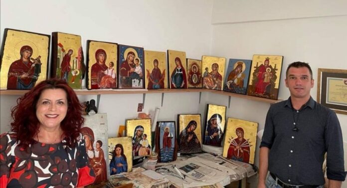Οι ανέγνωρες μορφές της Παναγίας σε μια έκθεση αγιογραφίας στο Καστελόριζο
