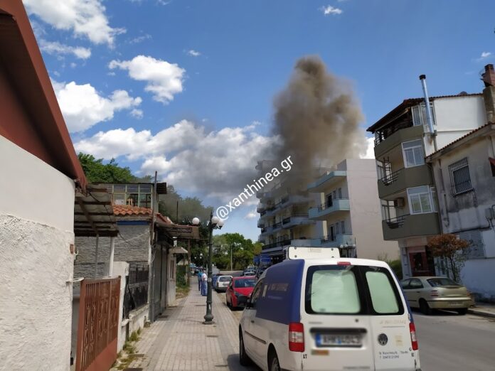 Ξάνθη: Φωτιά σε καμινάδα - Συναγερμός στην Πυροσβεστική