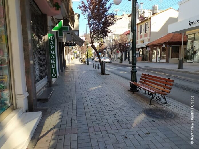 Καραντίνα με άδειους δρόμους στην Ξάνθη – Έλεγχοι από την ΕΛ.ΑΣ.