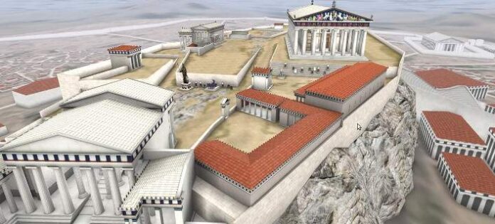 Συναρπαστική εικονική ξενάγηση στην Ακρόπολη του 5ου π.Χ. αι. - Οπως ήταν τότε [εικόνες]