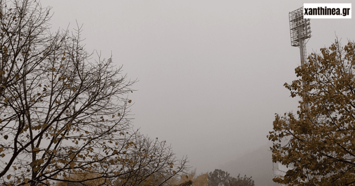 Έφτασε στην Ξάνθη η κακοκαιρία EVA με ισχυρή βροχόπτωση