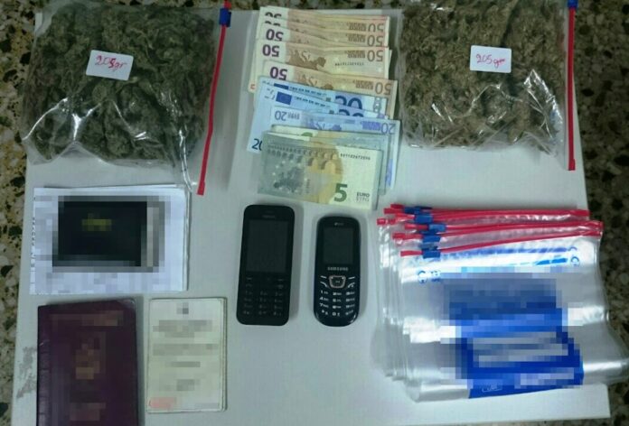 Συλλήψεις στην Καβάλα για ναρκωτικά – 41χρονος “εισαγωγέας” με μισό κιλό