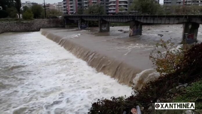 Ξάνθη: Προειδοποίηση για πλημμύρες σε Νέστο και Κόσυνθο