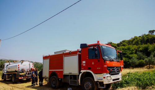 Θάσος: Φωτιά σε αγροτική έκταση- Κοντά σε κατοικημένη περιοχή