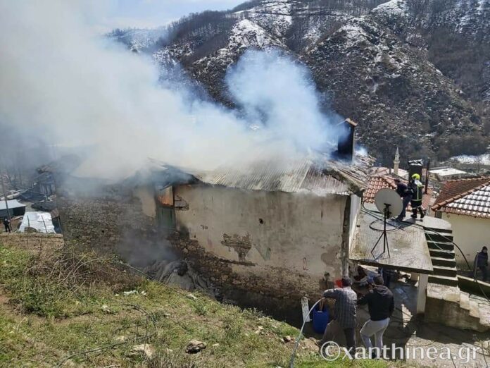 Στις φλόγες σπίτι στην ορεινή Ξάνθη - Συναγερμός στο χωριό