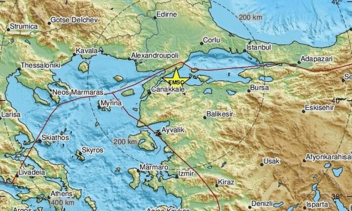 Σεισμός στην Τουρκία – Έγινε αισθητός και στη Θράκη