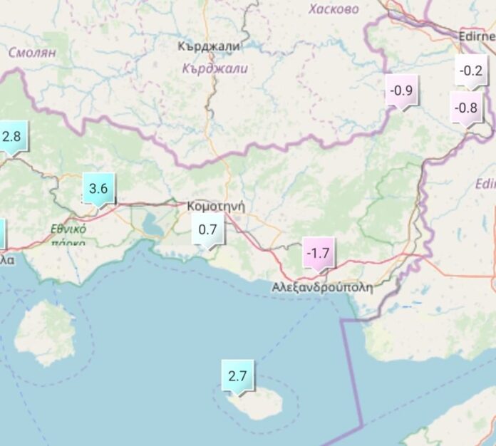 Καιρός: Η πιο κρύα νύχτα του χειμώνα απόψε στη Θράκη