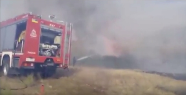 Φωτιά σε αγροτική έκταση στον Δήμο Τοπείρου – Απειλήθηκε κτηνοτροφική μονάδα (+BINTEO)