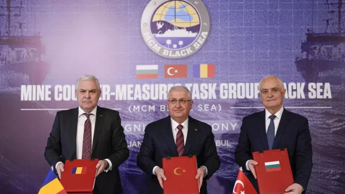 Μνημόνιο Τουρκίας, Βουλγαρίας και Ρουμανίας για τις νάρκες στη Μαύρη Θάλασσα