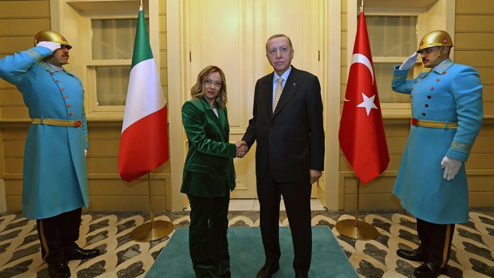 Δημοσιεύματα του τουρκικού Τύπου για τη συνάντηση Ερντογάν - Μελόνι